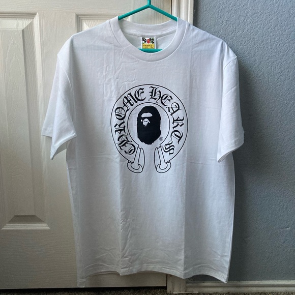 White Bape shirt large new - Picture 1 of 7